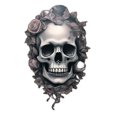 Momento Mori tattoo sticker