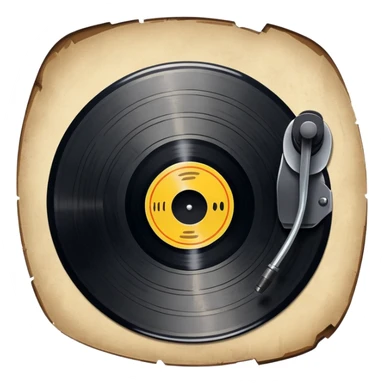 create an emoji to describe an old song sticker