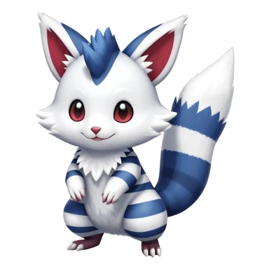 Shiny Furret-Meowstic-Zangoose-Hybrid (Full body) sticker