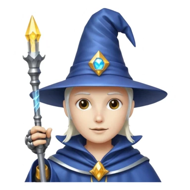 un mago robot programador sticker