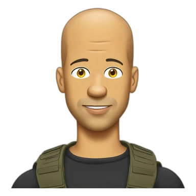 Simpson vin diesel sticker