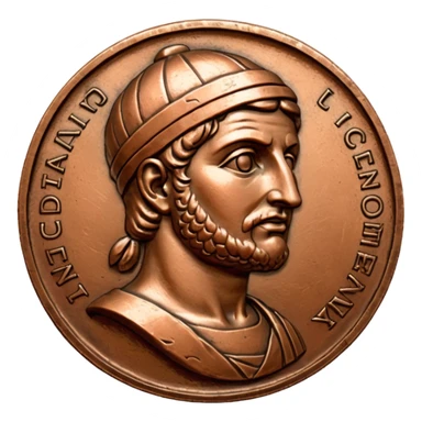 Ancient coin usa sticker