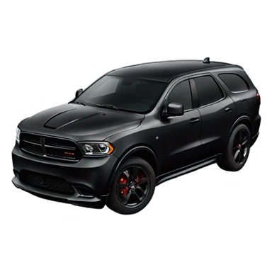 Black dodge Durango set hellcat sticker