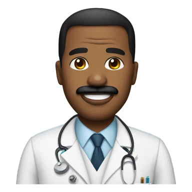 steve harvey in a doctor uniform sticker