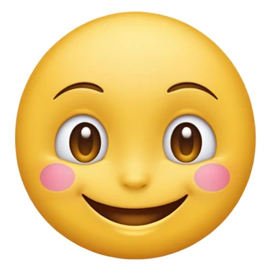 flirty round emoji sticker