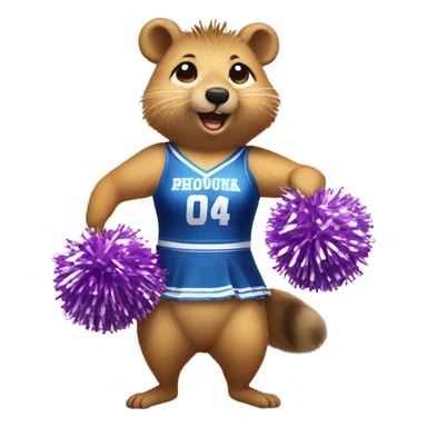 quakka cheerleading sticker