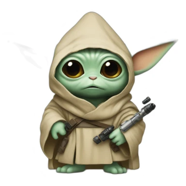 Grogu star wars peche sticker