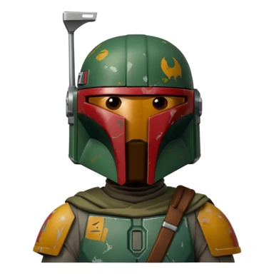 Evil boba fett sticker