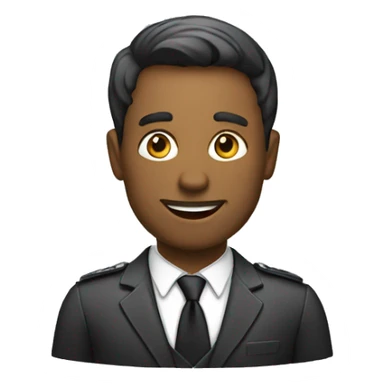 Social média manager men sticker