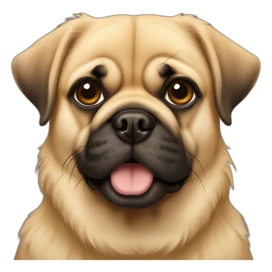pug and golden retriever sticker