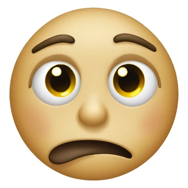 Emoji with snot coming out of nose sticker