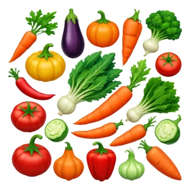 fresh vegetables sticker