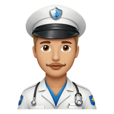 Paramédico guapo labios carnosos  sticker