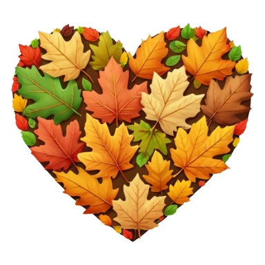 Heart of the autumn colors  sticker