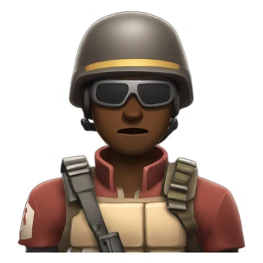 Team Fortress 2 soldier  sticker