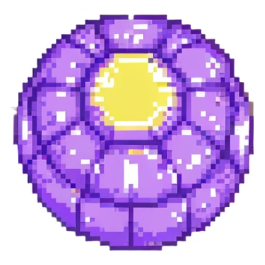 purple bomb low poly sticker