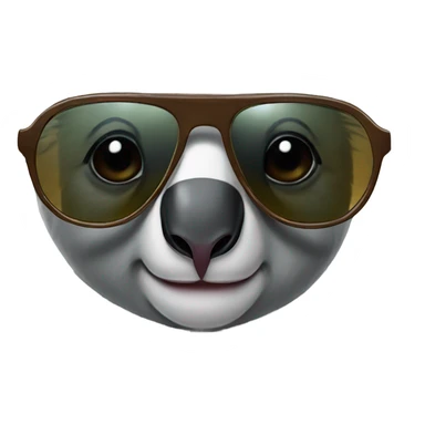 Koala in sunglasses sticker