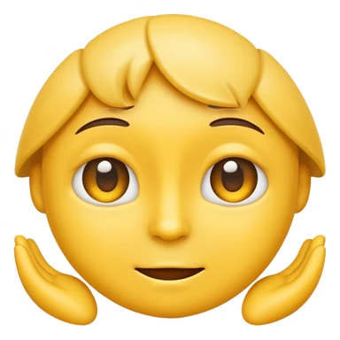 Emoji face looking both ways sticker