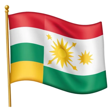 Kurdistan Flagge  sticker
