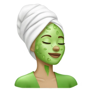 Skin care with green eres sticker