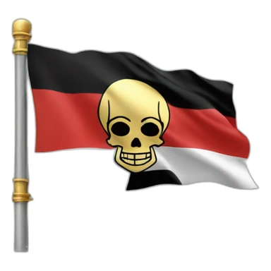 One piece egypt flag sticker