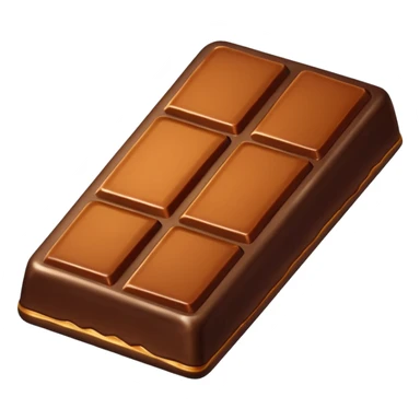 chcolate with caramel sticker