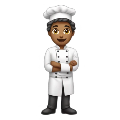 Chef dama sticker