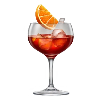 Negroni cocktail luxurious sticker