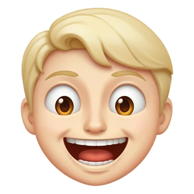 Shriek smiling sticker