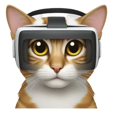 Cat With VR  sticker