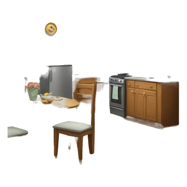 Kitchen in Granny’s house sticker