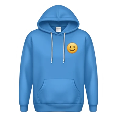 hoodie blu no lace no emoji sticker