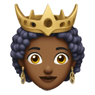 horned queen sticker