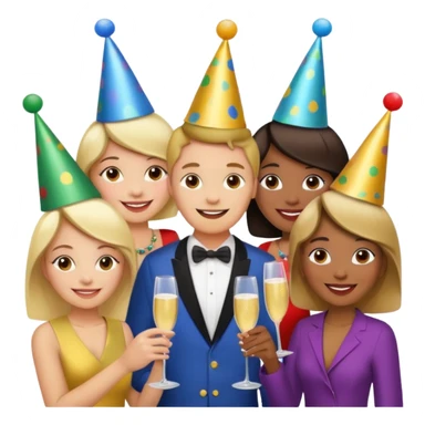 party celebration sticker