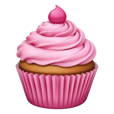لمبرقيني Cupcake with pink icing sticker