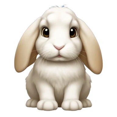 Mini lop rabbit sticker