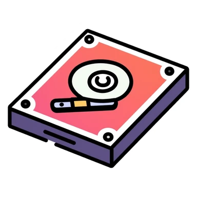 hard disk storage device sticker