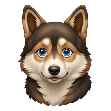 Husky German shepherd mix sticker