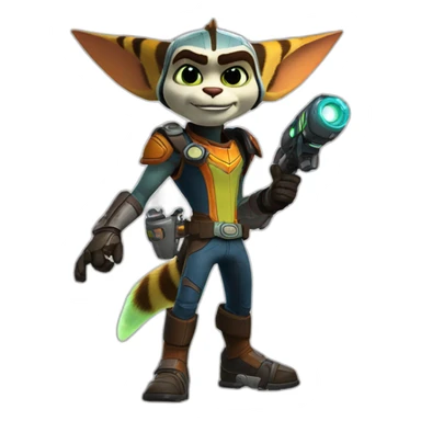 Ratchet and clank sticker