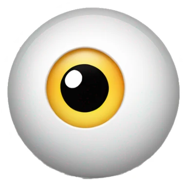 Eye rolled to the side and up for showing sarcasm sticker