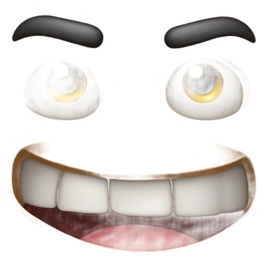 Angry face with hearts sticker