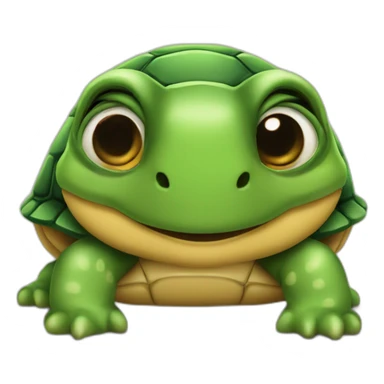Tortue sur cac sticker