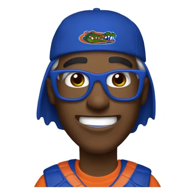 Florida Gators fan sticker