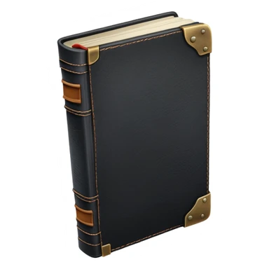 closed black book sticker