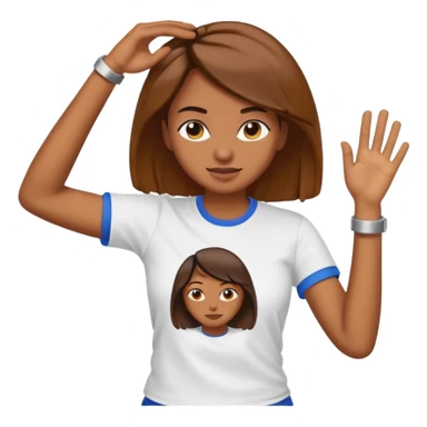 Dabbing woman  sticker