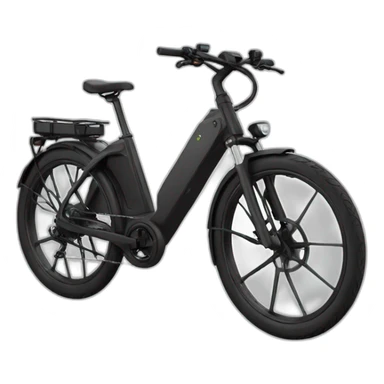 Ebike with high entry sticker