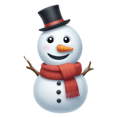 Cute snowman  sticker