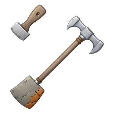 stone ax string sticker