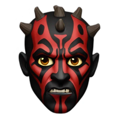 darth maul triste sticker