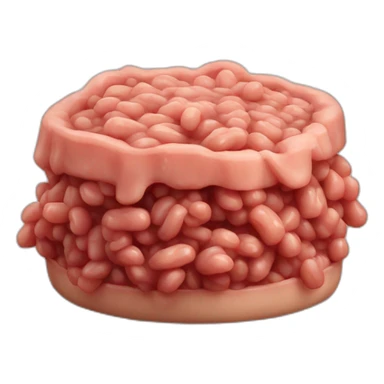 Minced meat sticker